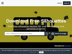 'silhouette-ac.com' screenshot