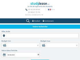 'studylease.com' screenshot