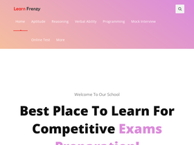 'learnfrenzy.com' screenshot