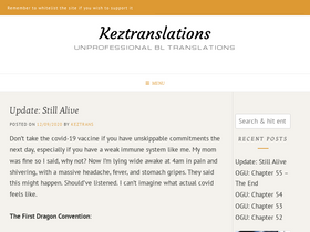 'keztranslations.com' screenshot