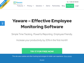 'yaware.com' screenshot