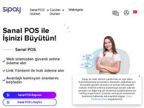 'sipay.com.tr' screenshot