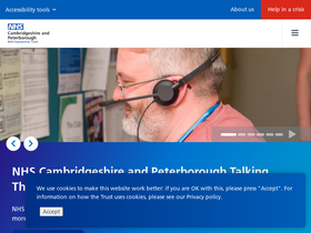 'cpft.nhs.uk' screenshot