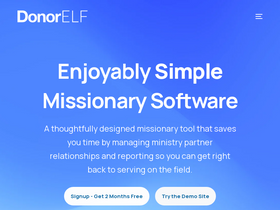 'donorelf.com' screenshot
