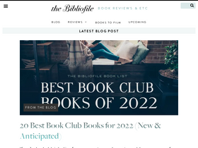 'the-bibliofile.com' screenshot