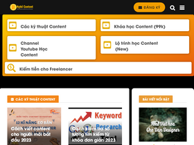 'nghecontent.com' screenshot