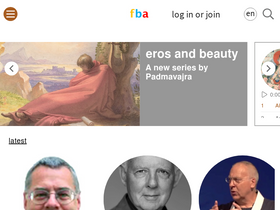 'freebuddhistaudio.com' screenshot