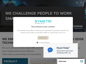 'symetri.co.uk' screenshot