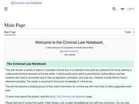 'criminalnotebook.ca' screenshot