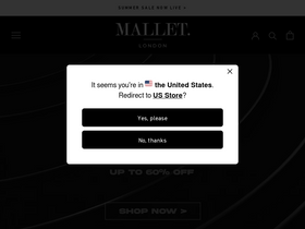 'mallet.com' screenshot