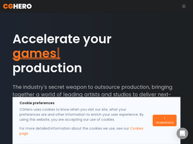 'cghero.com' screenshot