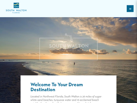 'visitsouthwalton.com' screenshot