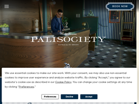 'palisociety.com' screenshot