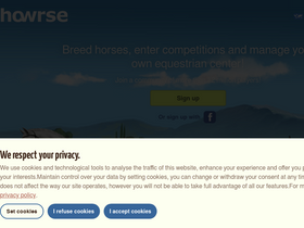 'howrse.com' screenshot