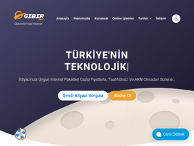 'gibir.net.tr' screenshot