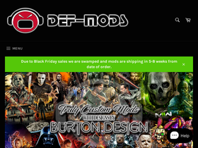 def-mods.com homepage screenshot