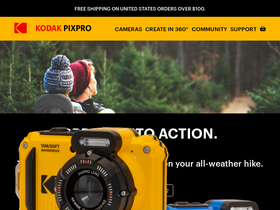 'kodakpixpro.com' screenshot