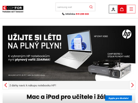 'comfor.cz' screenshot