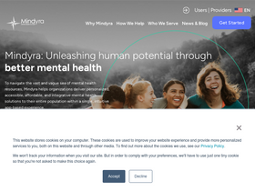 'mindyra.com' screenshot