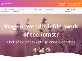 'paravisie.nl' screenshot