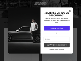 unknownmove.com homepage screenshot