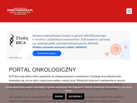 'zwrotnikraka.pl' screenshot