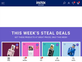 'instax.in' screenshot