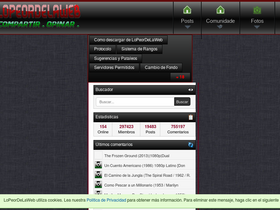 'lopeordelaweb.li' screenshot