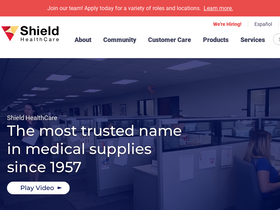 'shieldhealthcare.com' screenshot