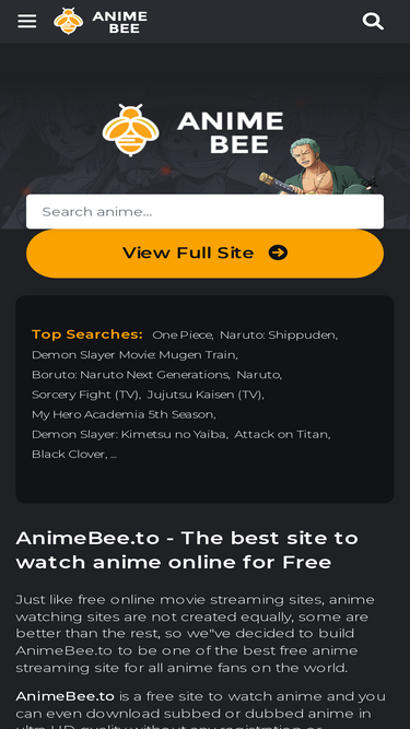 TOP 10 SITES FOR FREE ANIME