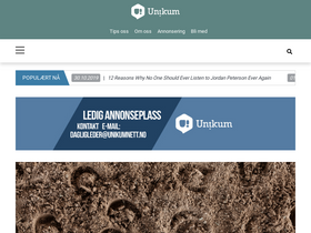 'unikumnett.no' screenshot