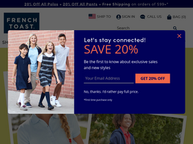 'frenchtoast.com' screenshot