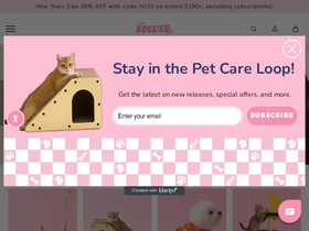 thelickerstore.com homepage screenshot