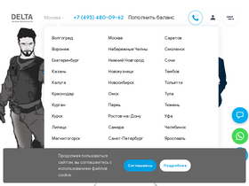 'chb.delta.ru' screenshot