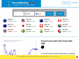 'poundsterlinglive.com' screenshot