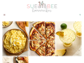 'suebeehomemaker.com' screenshot
