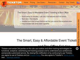'ticketor.com' screenshot