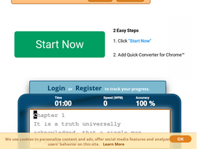 'speedtypingonline.com' screenshot