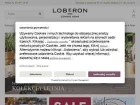 'loberon.pl' screenshot