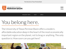 'utpb.edu' screenshot