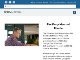'perrymarshall.com' screenshot