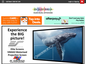 'avaustralia.com.au' screenshot