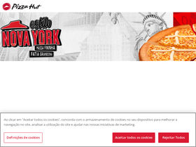 'pizzahut.com.br' screenshot