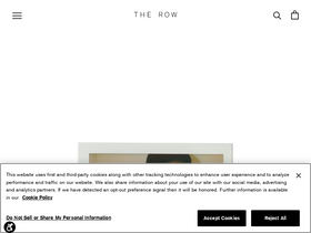 'therow.com' screenshot