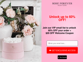 'roseforever.com' screenshot