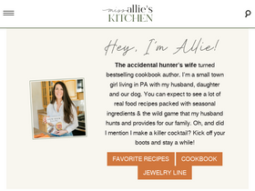 'missallieskitchen.com' screenshot