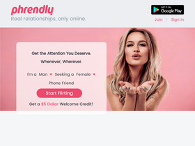 'phrendly.com' screenshot