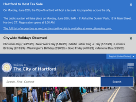'hartfordct.gov' screenshot