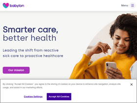 'babylonhealth.com' screenshot