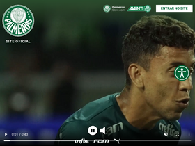 'palmeiras.com.br' screenshot